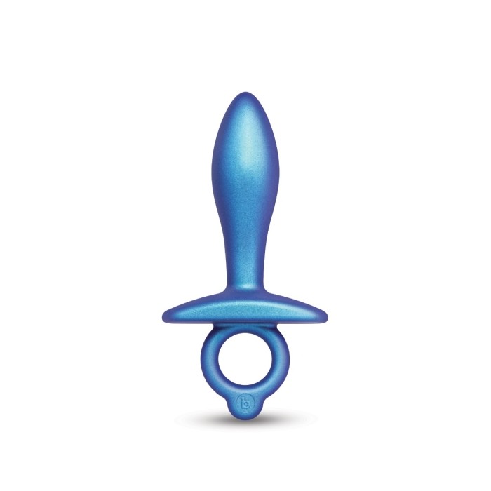 b-Vibe Butties Slide Silicone Butt Plug with Finger Ring Mini Male Sex Toy