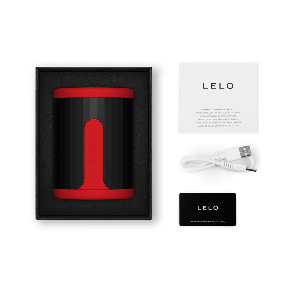 LELO F2S Automatic Masturbator with liquid silicone ribs and app-connected control interface​