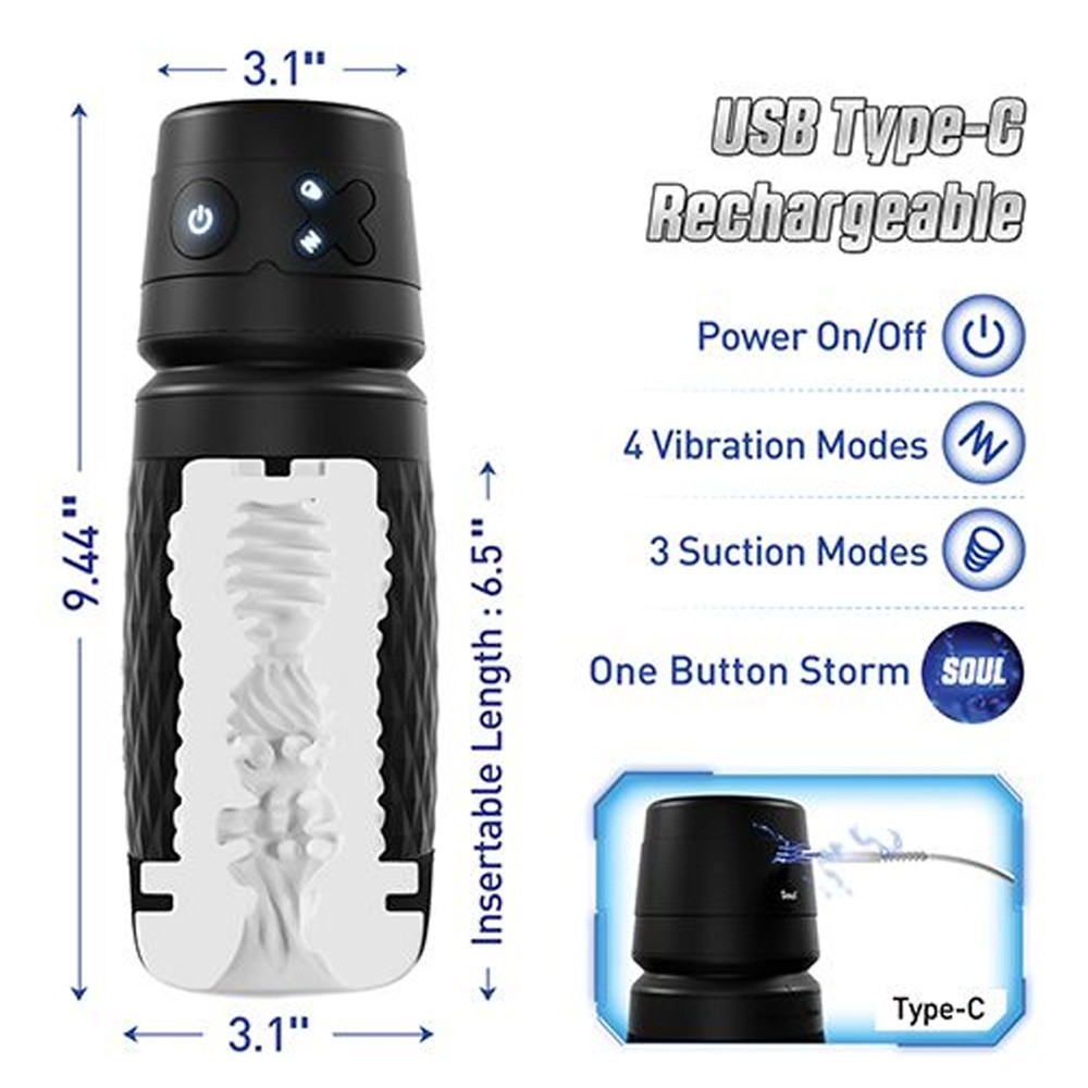 discreet portable masturbator in travel case