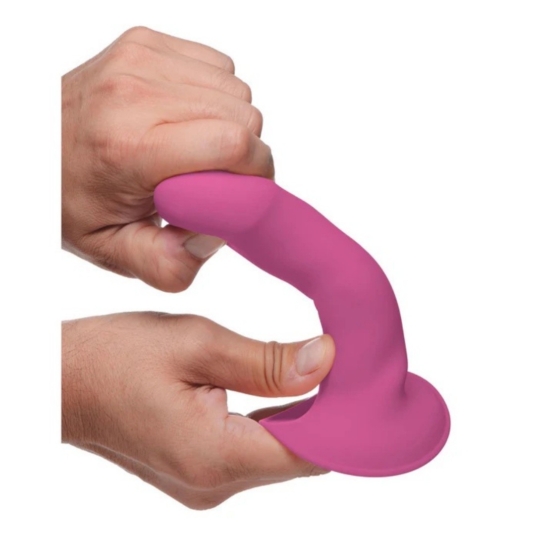 XR Brands Silicone Dildos 10X Squeezable Vibrating Dildo Sex Toys for Women
