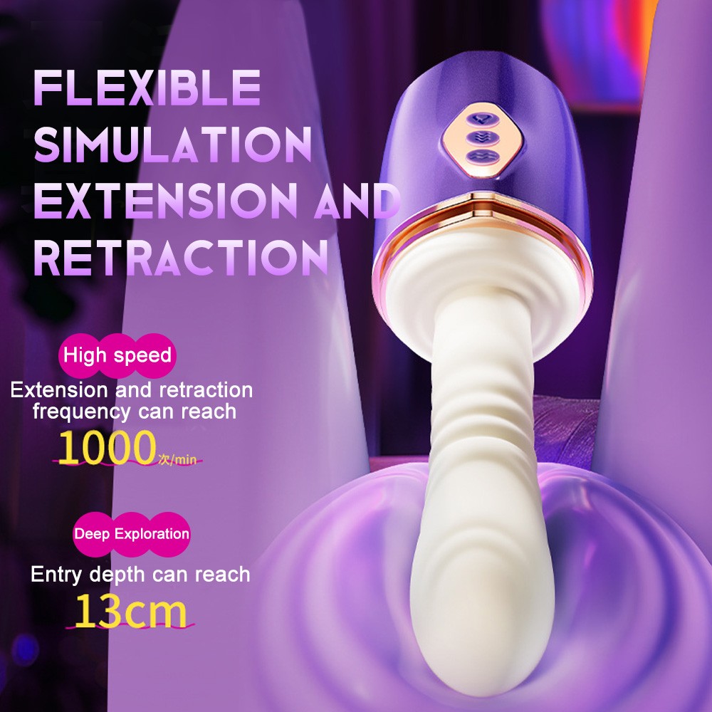 Venusfun Wand Vibrator Quiet Thrusting Dildo Clitoral Vibrators Sex Toy for Women