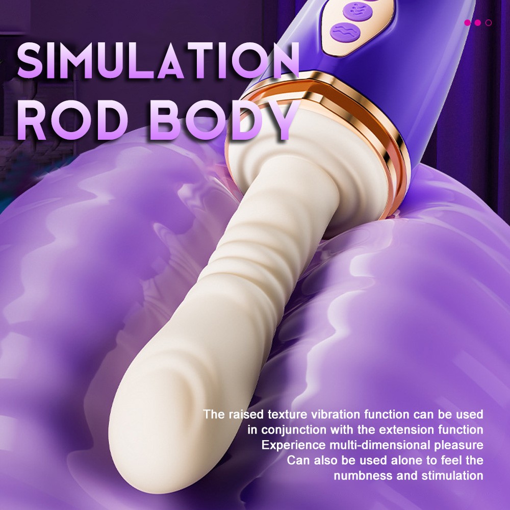 Venusfun Wand Vibrator Quiet Thrusting Dildo Clitoral Vibrators Sex Toy for Women