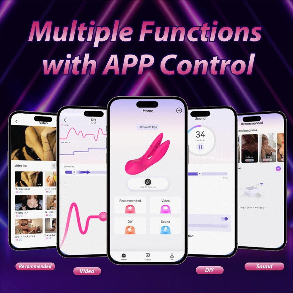 Venusfun Finger Vibrators Panties Wearable Nipple Clamps Penis Cock Rings Adult Sex Toys