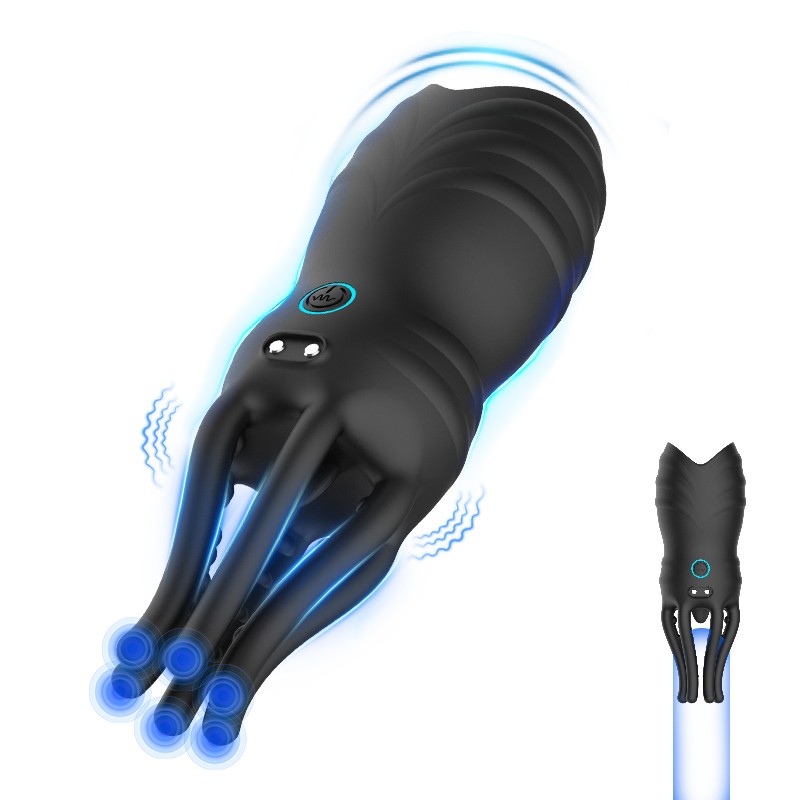 Venusfun Male Masturbator Glans Vibrator Sissy Chastity Devices Penis Delay Sex Toys