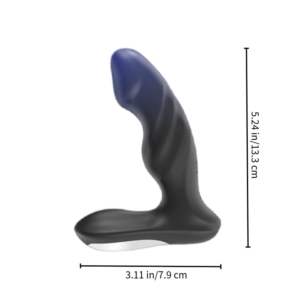 Venusfun ThunderⅠVibrating Anal Toys Ribbed Dildos Silicone Butt Plugs Male Masturbator