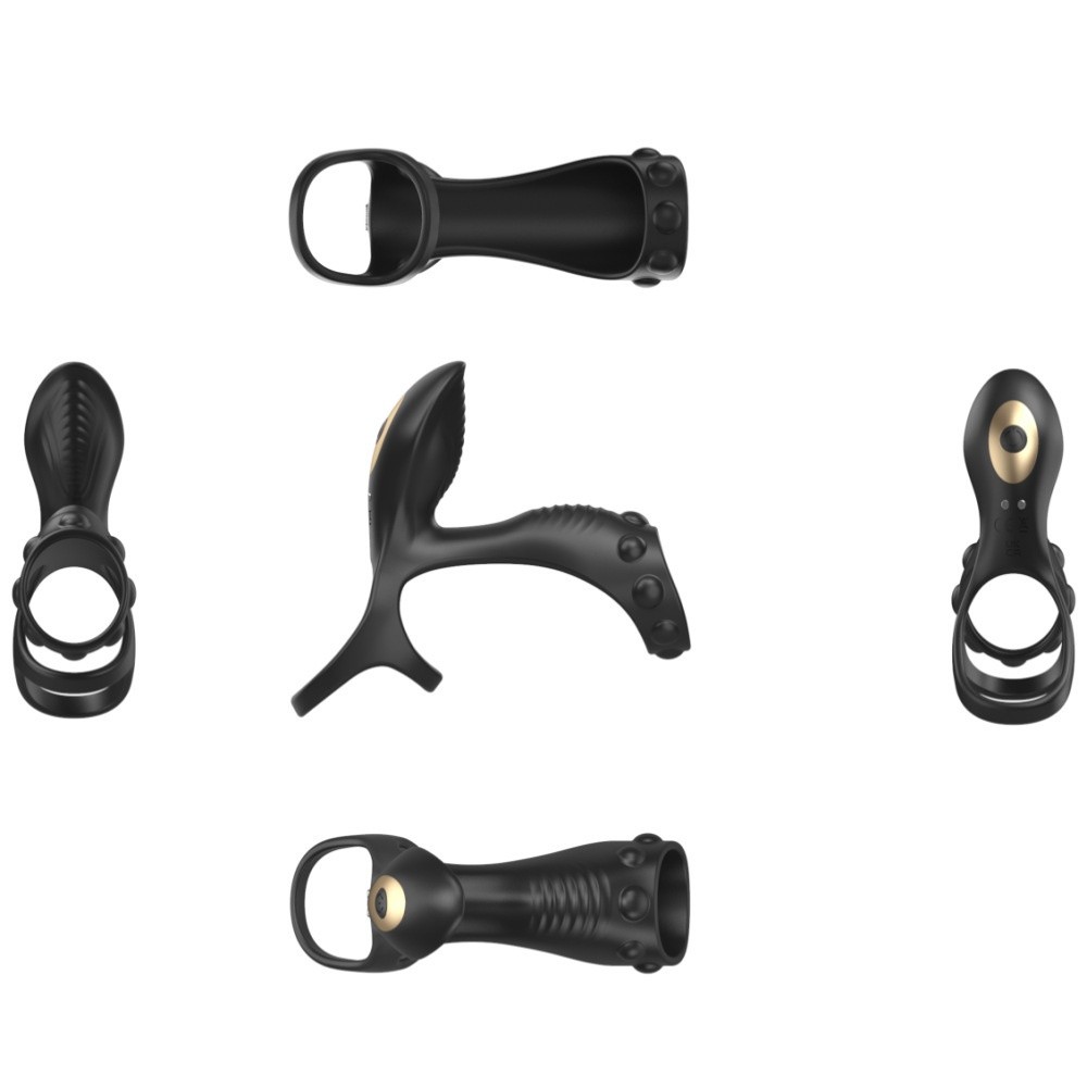 Venusfun Wearable Penis Ring with 10 Remote Vibration Modes Clitoral Vibrator Sex Toy