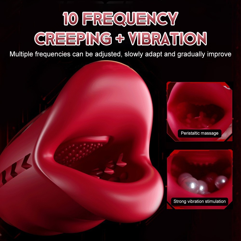 Venusfun Male Masturbator with 10 Powerful Vibrating Pocket Pussy Men Sex Toy