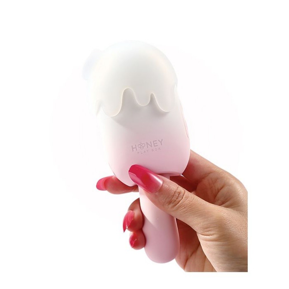 Honey Play Box Clitoral Vibrators Bite Me Sucking Tapping & Vibrating Cream Pop Stimulator
