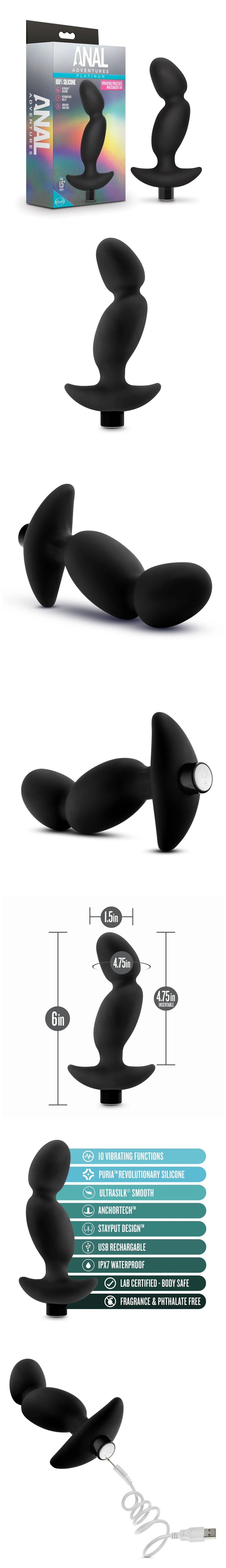 blush anal adventures platinum silicone prostate massager 04 