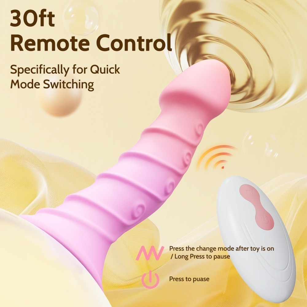 Venusfun Clitoral Vibrators with Remote Control Nipple Stimulator Fantasy Anal Dildo