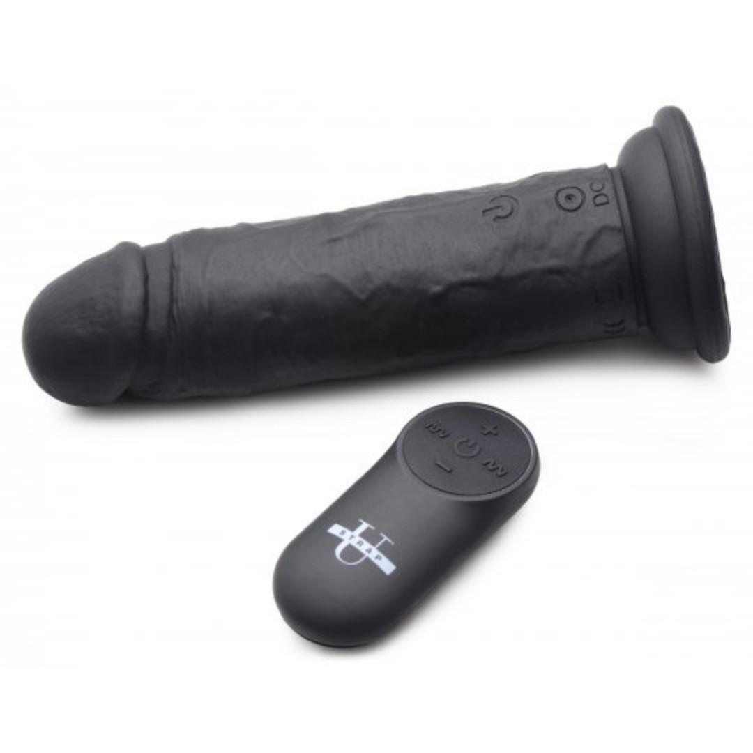 XR Brands Power Player 28X Vibrating Silicone Dildo Remote Control Vibrators Female Sex Toy