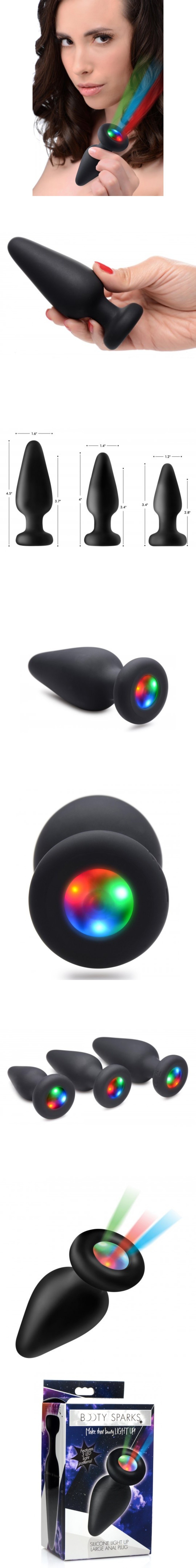booty sparks led glowing butt plug silicone anal sex toy booty sparks led glowing butt plug silicone anal sex toy