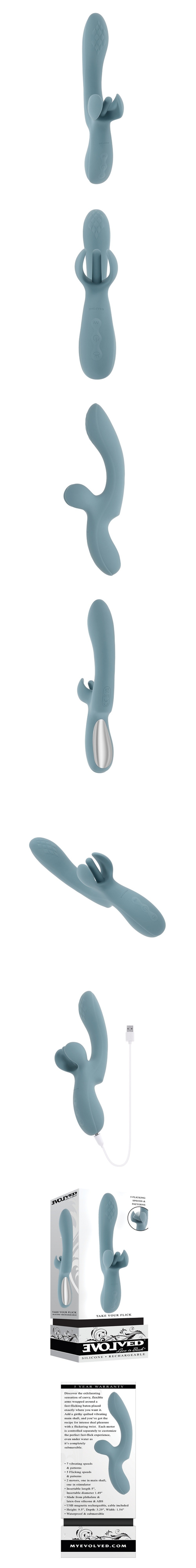 evolved novelties women g spot clitoral rabbit vibrators