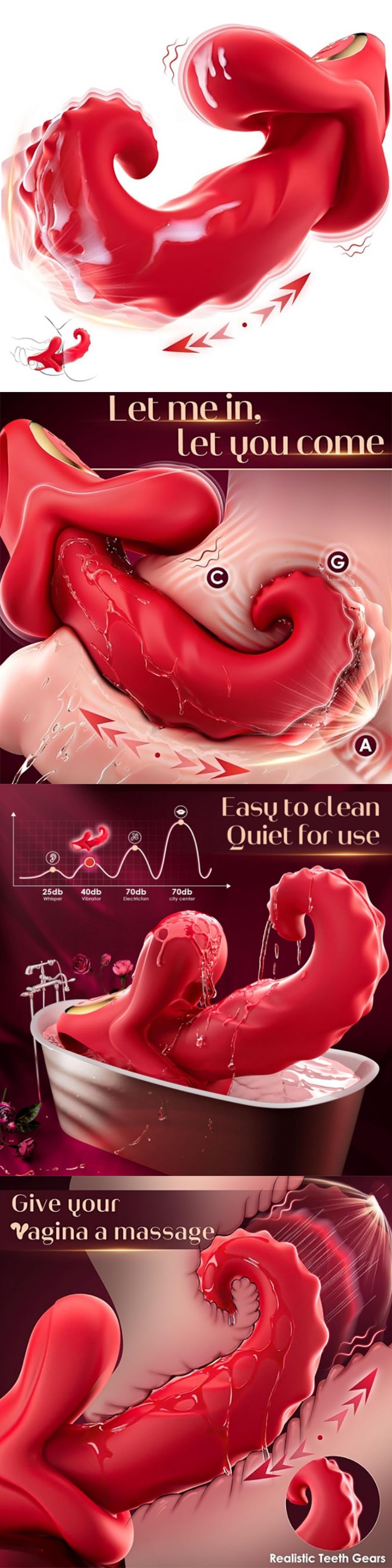 venusfun thrusting vibrating massager for intense clit and g spot pleasure