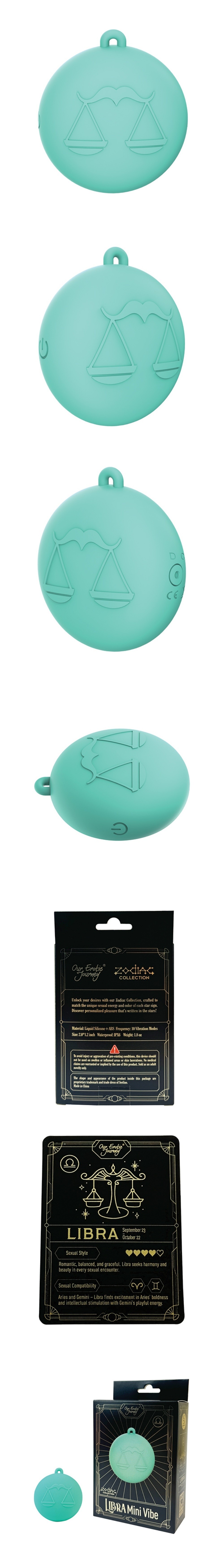 our erotic journey 10 modes zodiac libra mini silicone clitoral vibrator