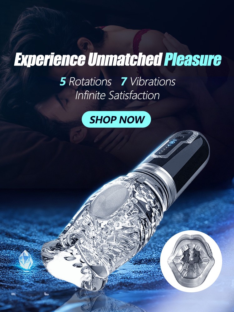 Venusfun 7 Vibrating 5 Rotating Automatic Thrusting Blowjob Masturbator