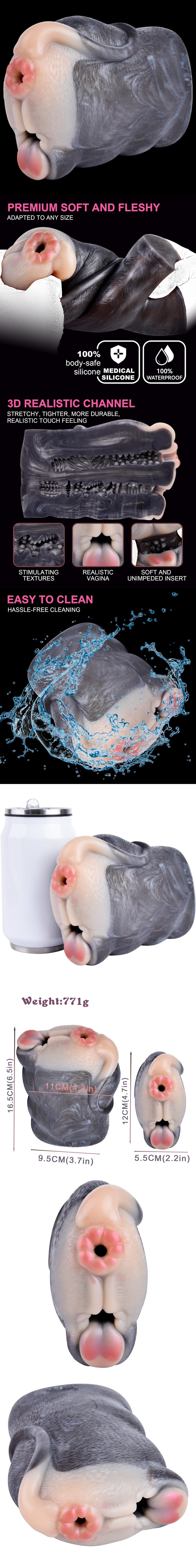 geeba fantasy creature hip masturbator, rodent-inspired fantasy male stroker