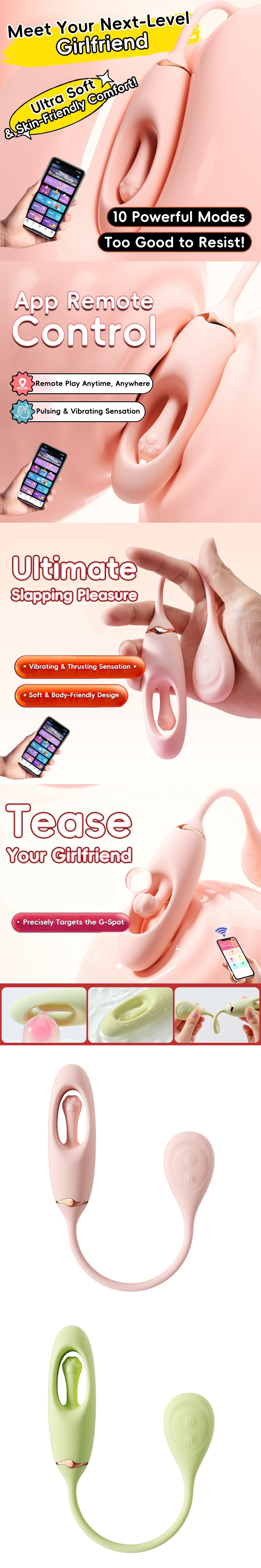 venusfun 10 modes wearable clitoral bullet vibe silicone panty vibrator