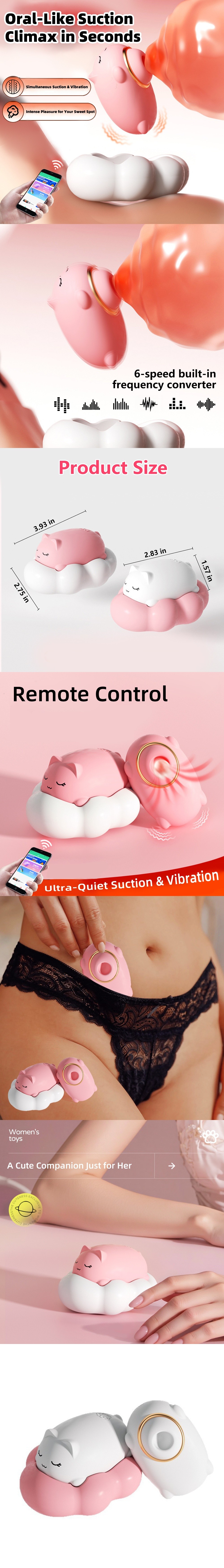 venusfun 6 vibrating speeds discreet clitoral vibrator electric sex toys with remote control