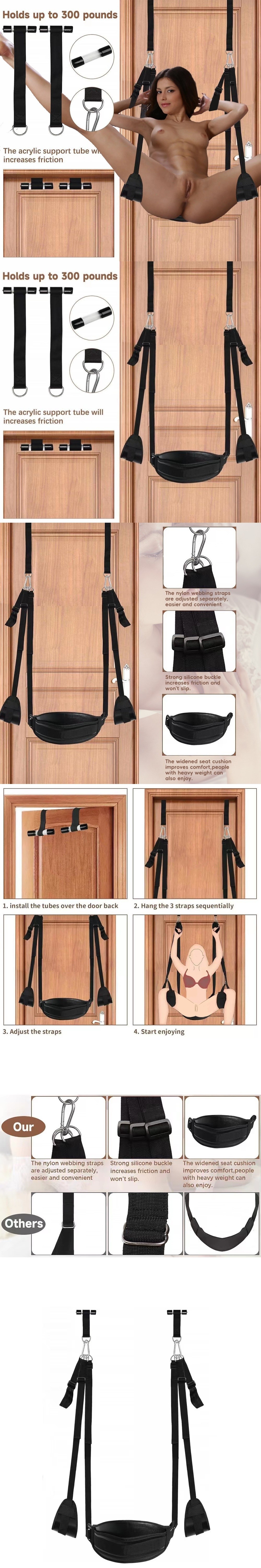 venusfun bdsm plush leather swing with widen cushion seat for couples