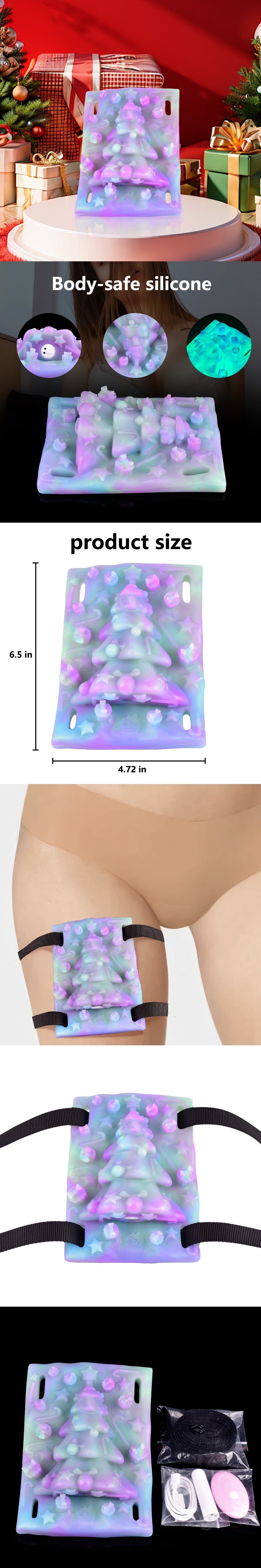 venusfun silicone luminous wearable g-spot vibrator female masturbator