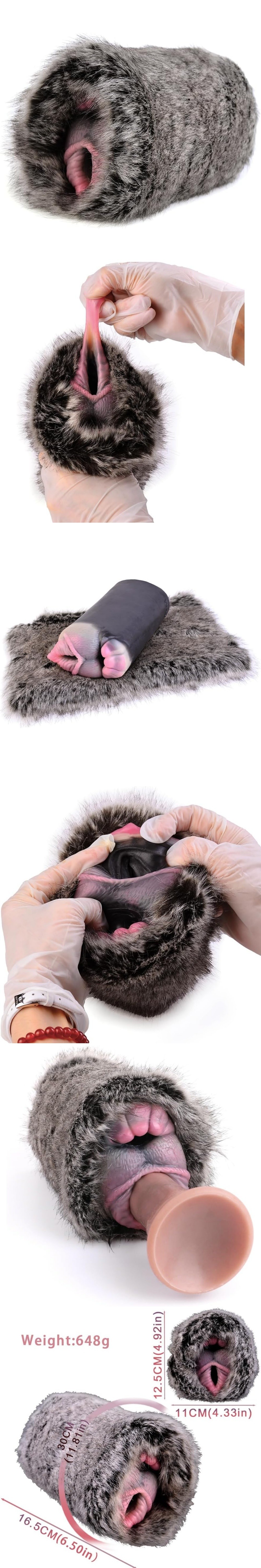 geeba fantasy masturbator dog inspired animal pussy realistic monster toy for solo masturbation