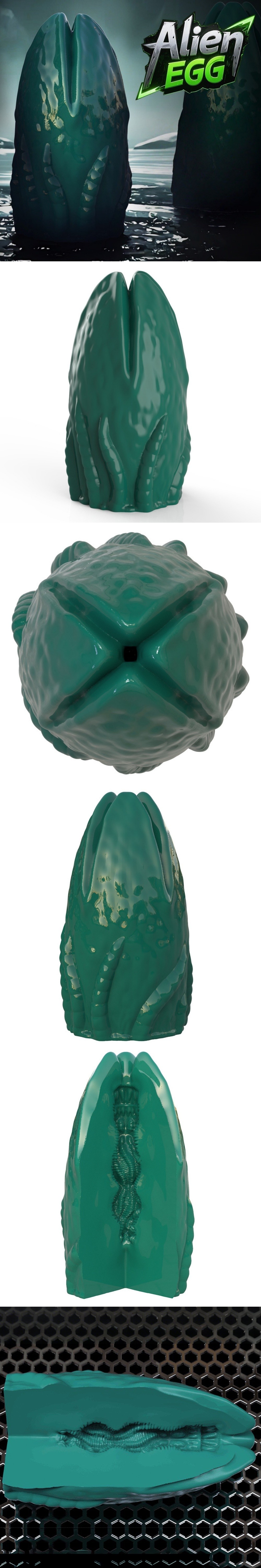 venusfun alien egg male masturbator alien stim egg stroker 3d sleeve masturbator fantasy toy