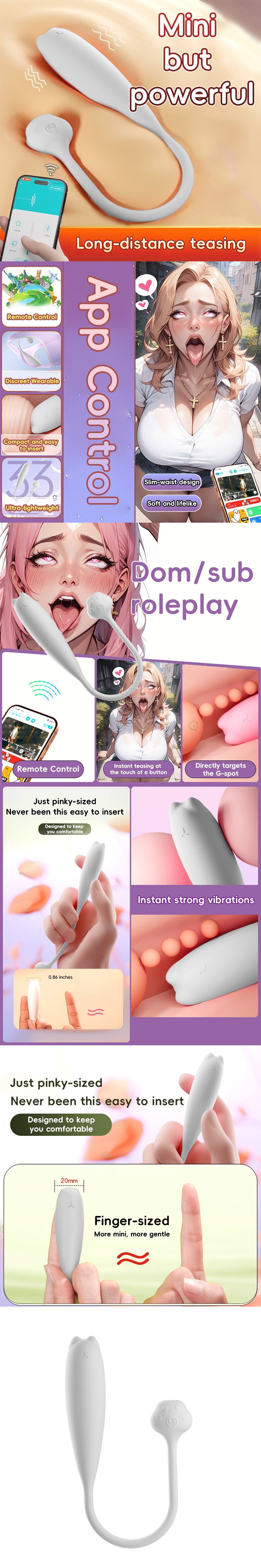 venusfun cute cat wearable clitoral egg vibrator silicone hidden panty massager with app-controlled