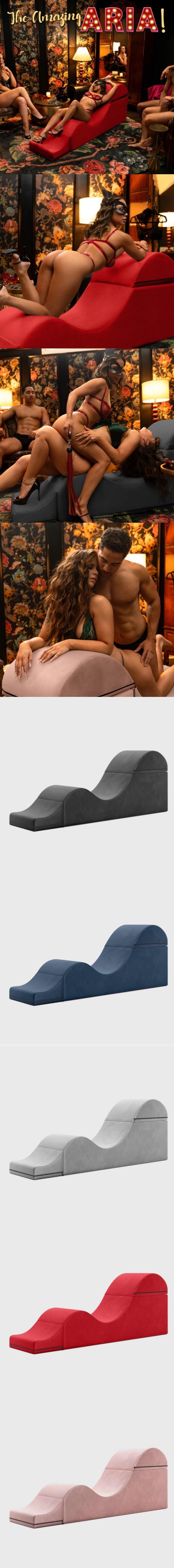 liberator sex chair aria convertible chaise and bench