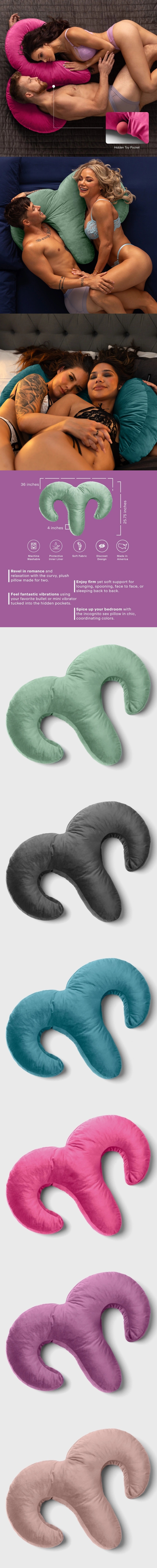 liberator arie spooning sex pillow ram horn shaped bedding for better sex explorartion
