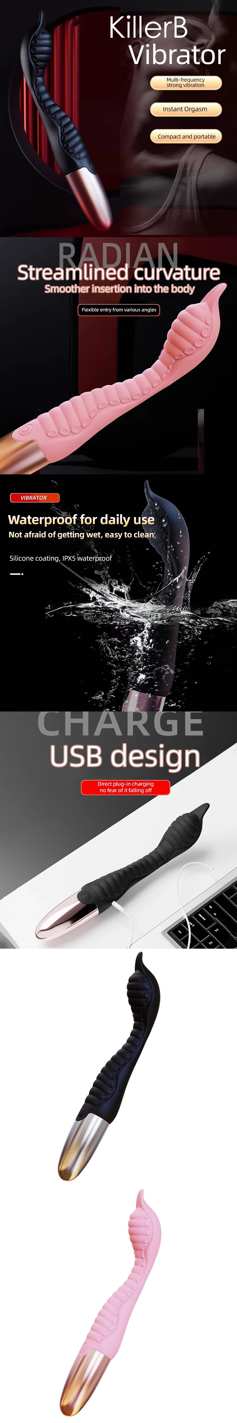 venusfun seahorse shaped g-spot vibrator silicone clit teasing vibe