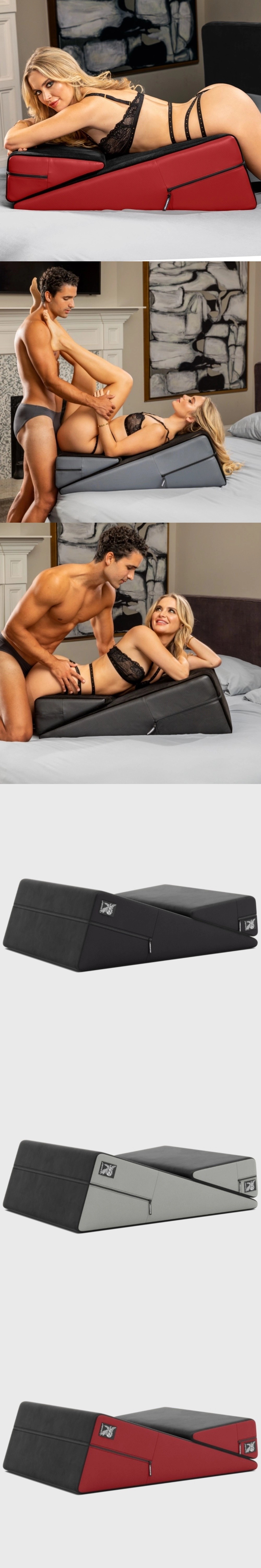 liberator faux leather sex pillow bedding for couples