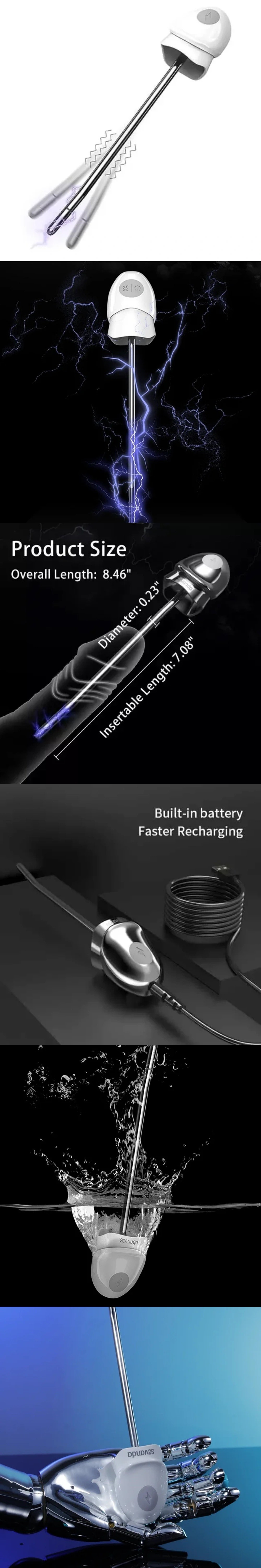 sevanda vibrating estim urethral sounds