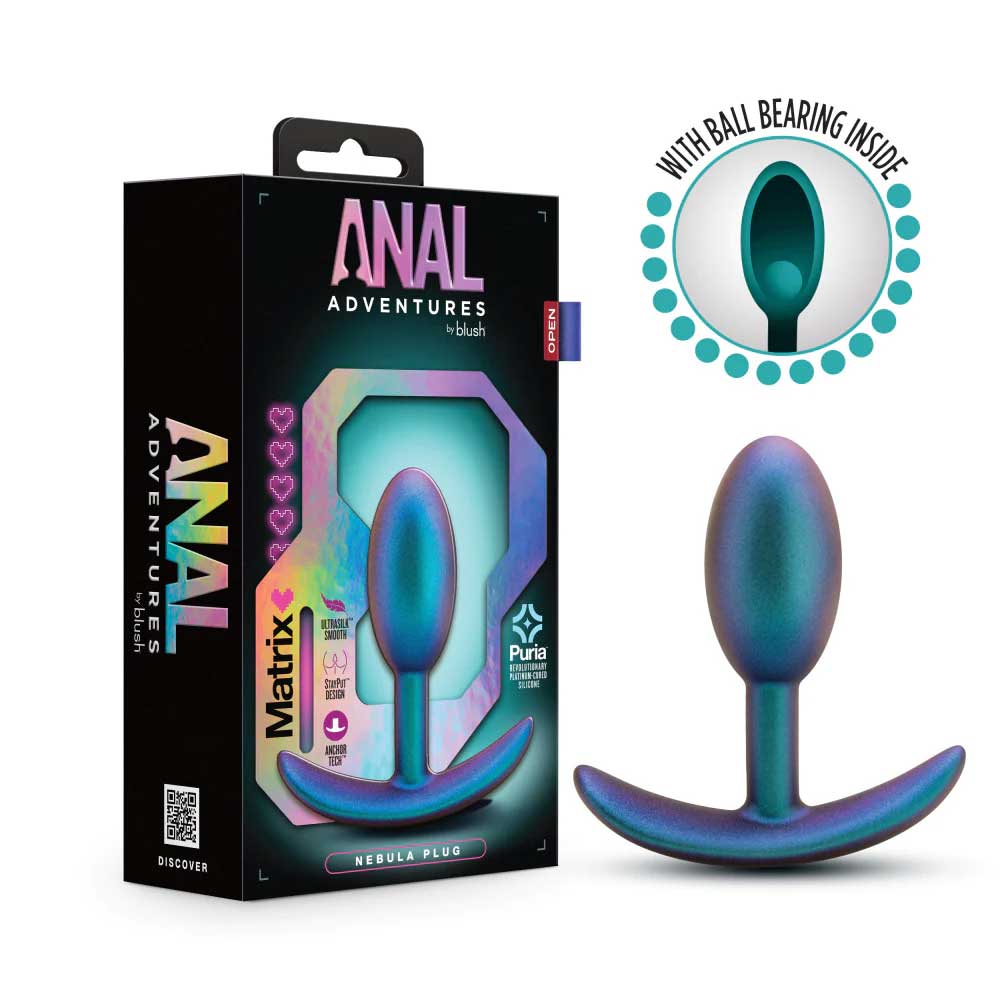 Blush Anal Adventures Matrix Nebula Plug Vibrating Inner Ball