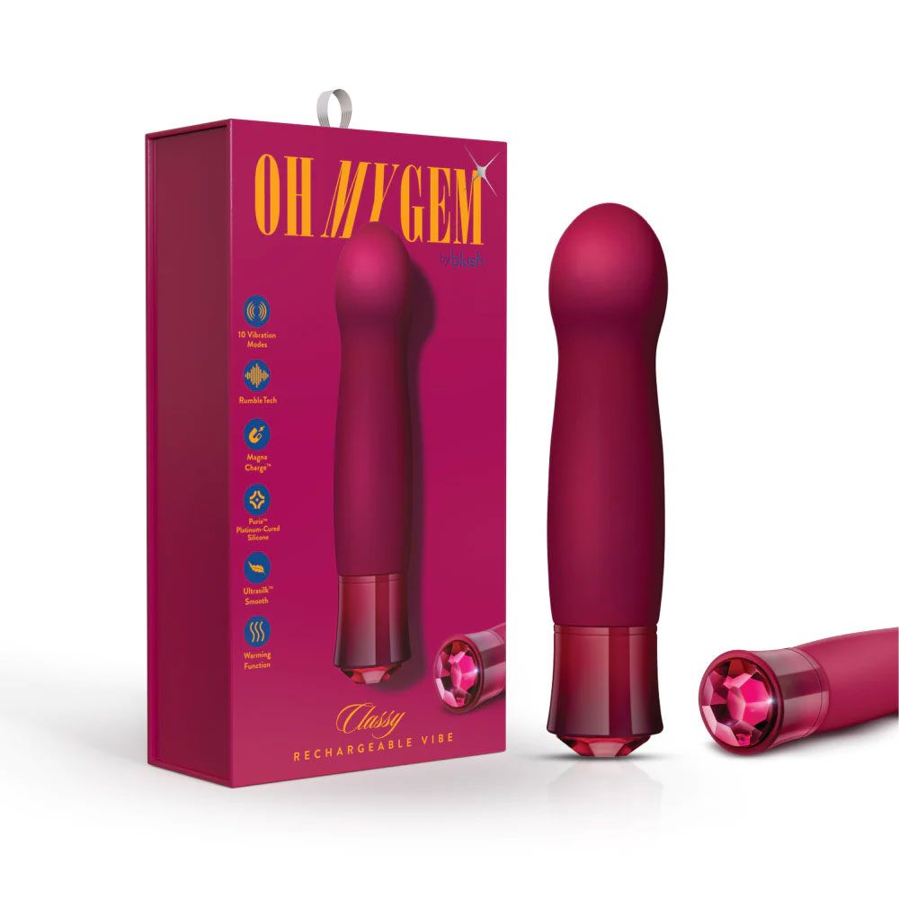 Blush Oh My Gem Classy 5 Inch Warming G-spot Vibrator