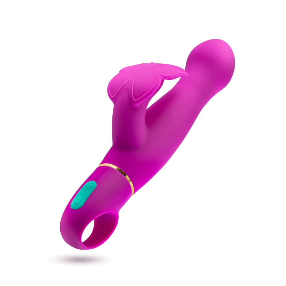 Blush Aria Naughty AF G-Spot Plum 7.25-Inch Rabbit Vibrator