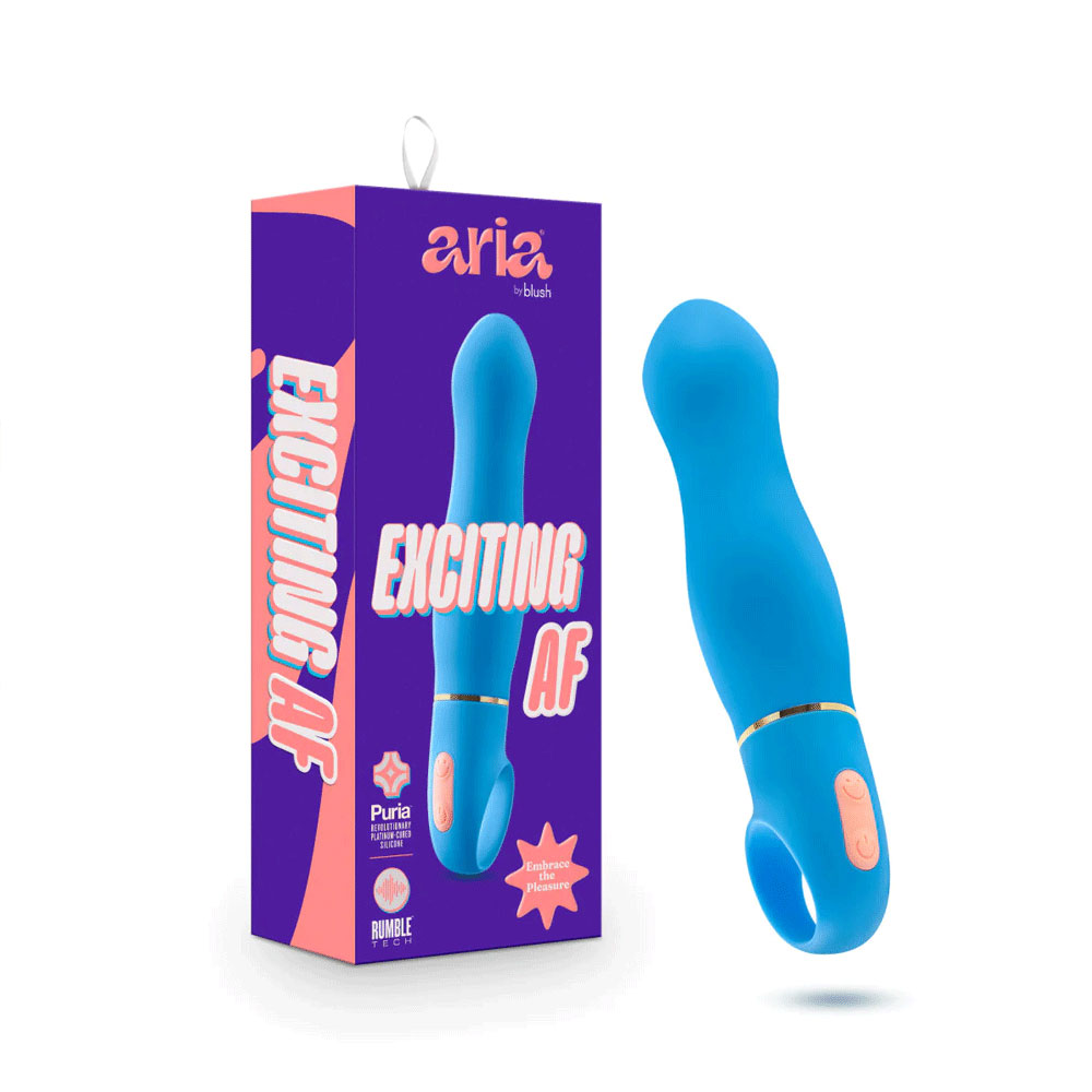 Blush Aria Exciting AF G-Spot Vibrator with Loop Handle