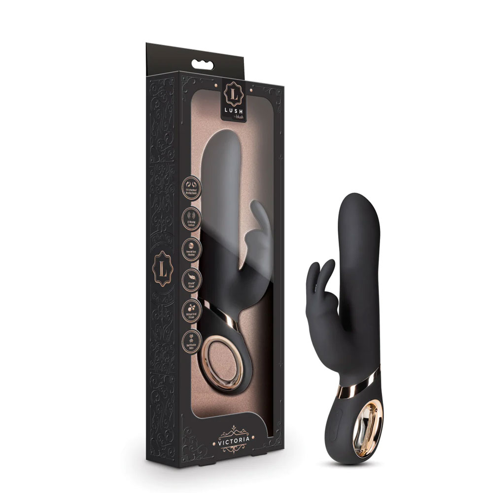 Blush Lush Victoria Gyrating Rabbit Vibe with Loop Handle