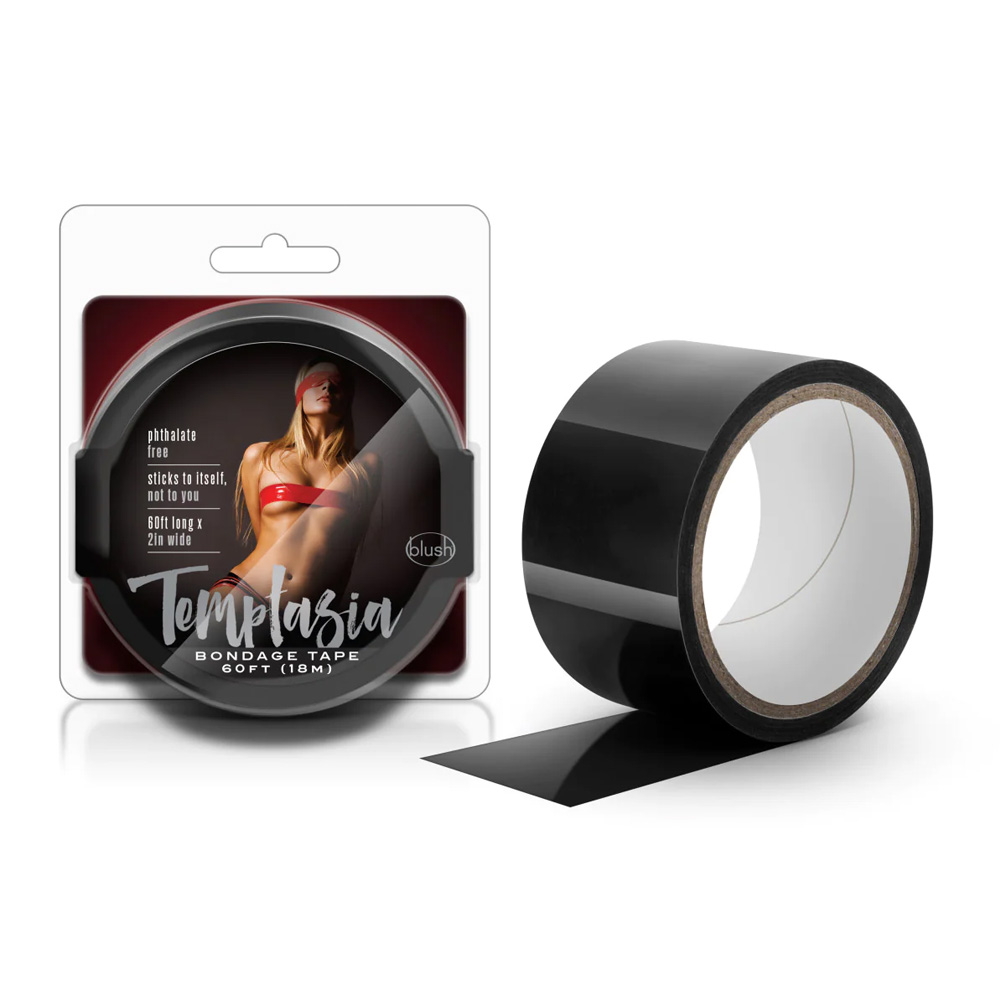 Blush Temptasia Bondage Black Tape 60 Feet