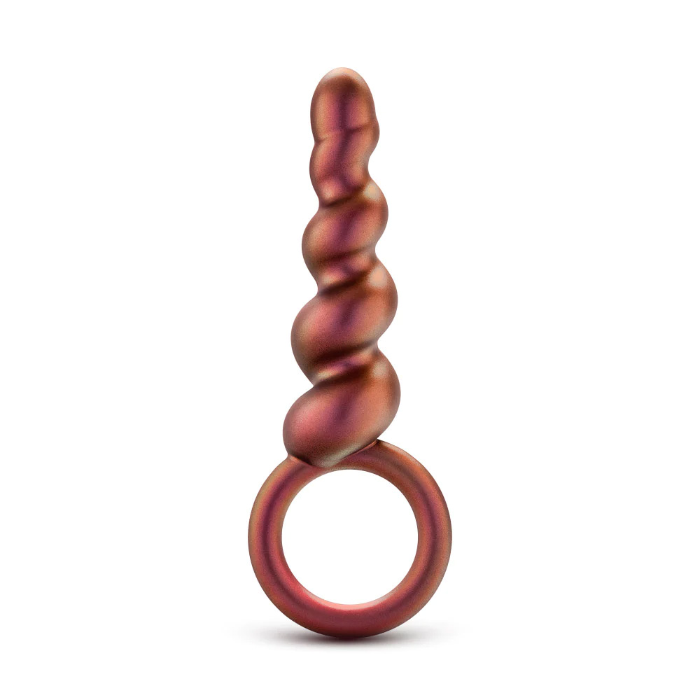 Blush Anal Adventures Matrix Spiral Loop Copper 5.25-Inch Anal Plug