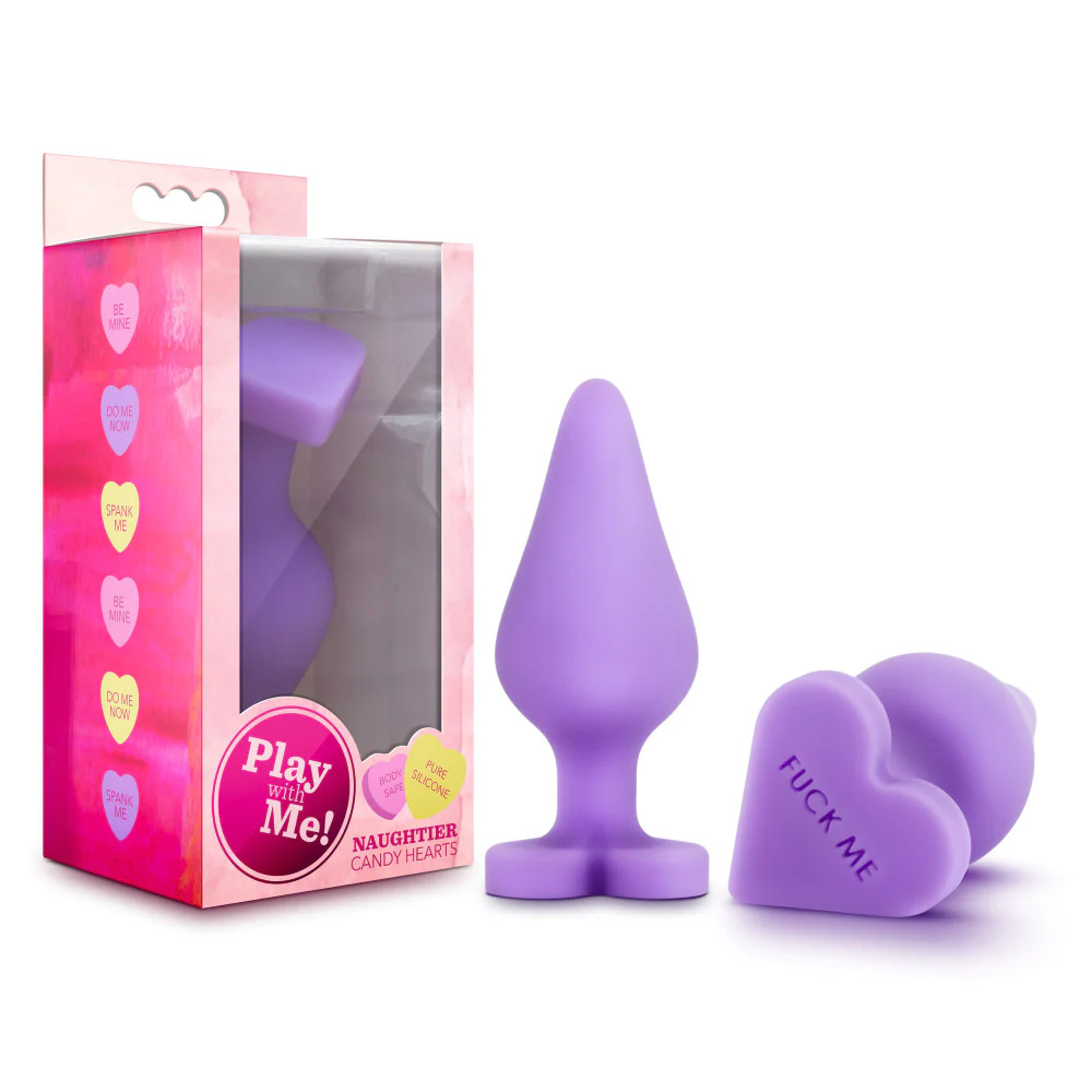 Play With Me by Blush Naughty Candy Heart Anal Plug
