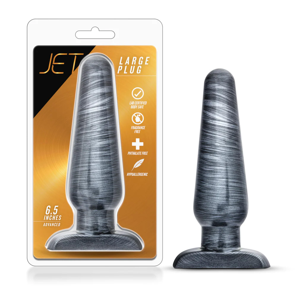 Jet By Blush The Plug Carbon Metallic Black Anal Plug