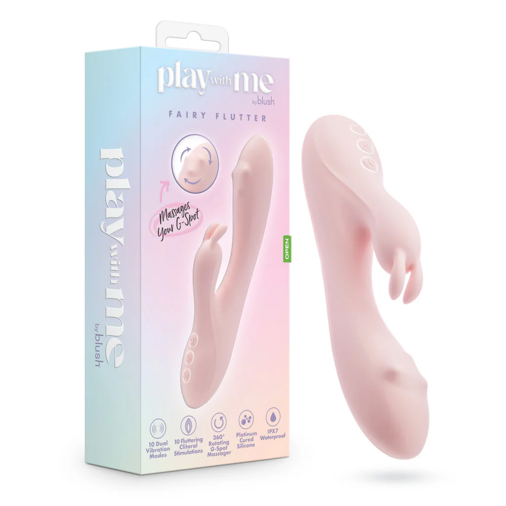 Blush Fairy Flutter 360° Rotating G-Spot Rabbit Vibrator