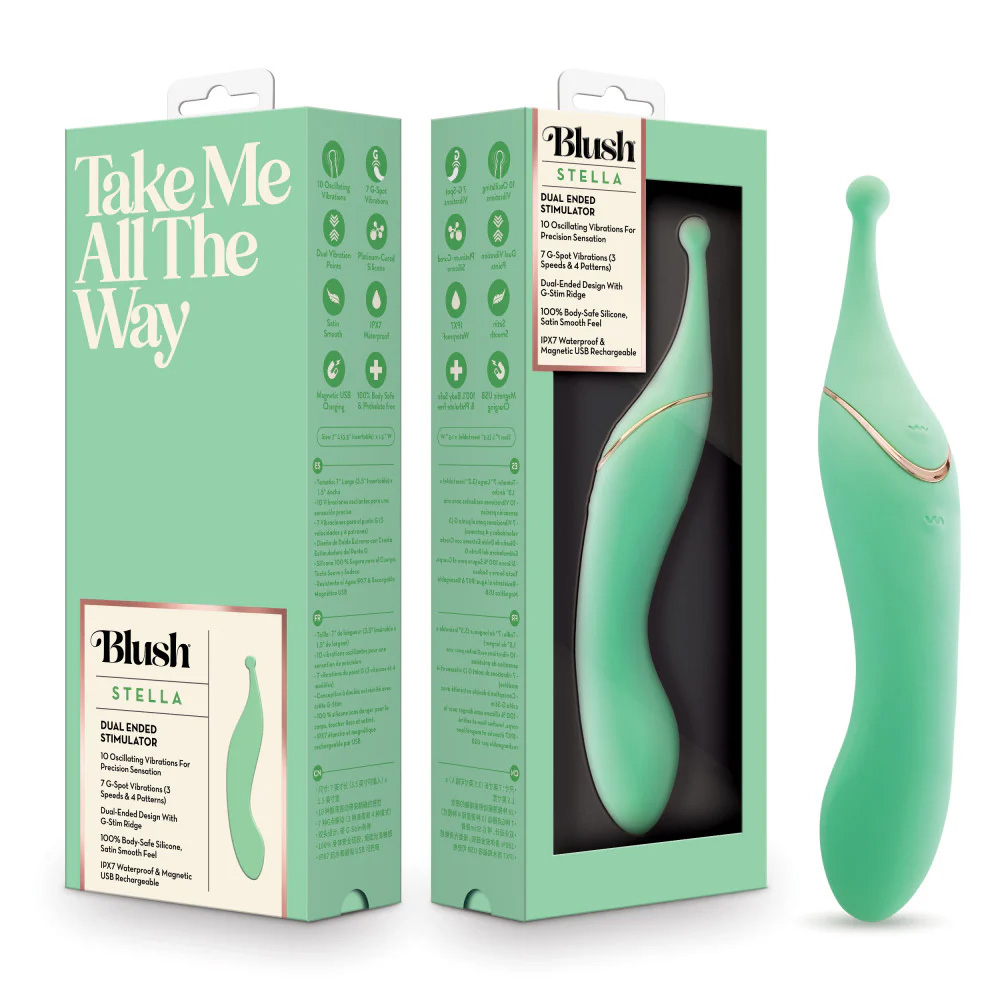 Blush Stella 2 in 1 Double-Ended Clit & G-spot Vibrator