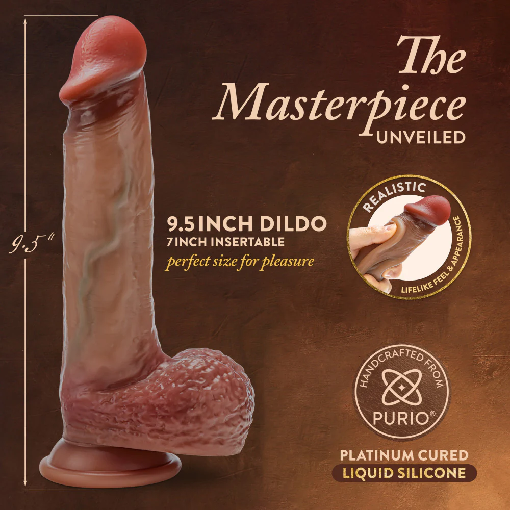 Blush Renaissance Realistic Dildo with Sliding Foreskin & Squeezable Balls5