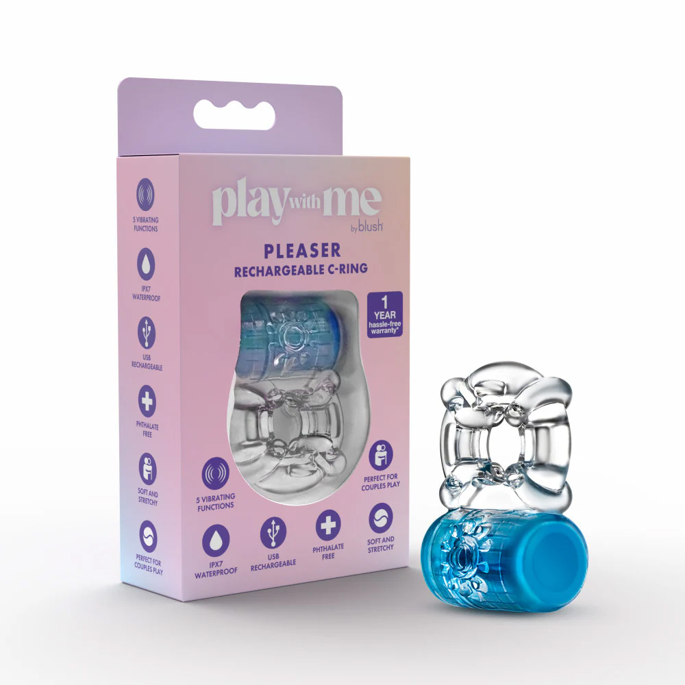 Blush Play With Me Vibrating Penis Ring