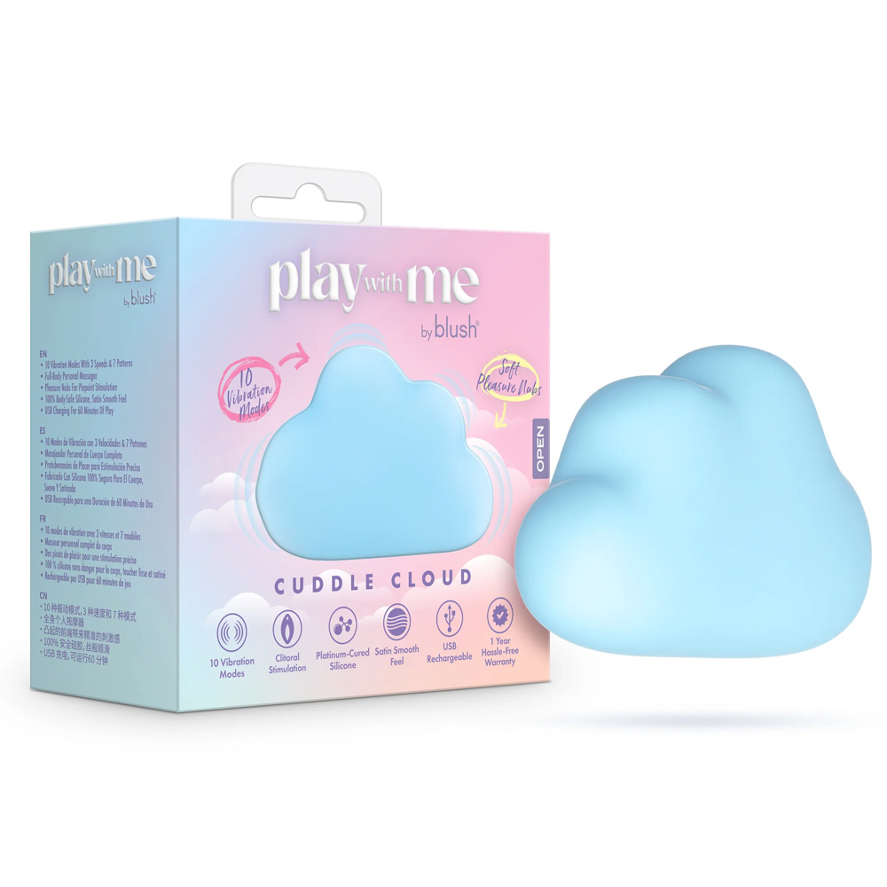Blush Cuddle Cloud Handheld Clitoral Stimulator