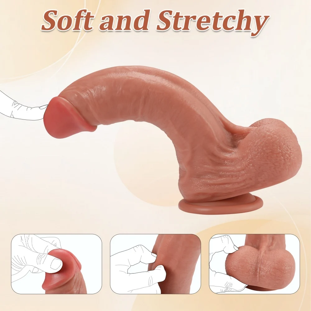 waterproof realistic dildo with strong suction base