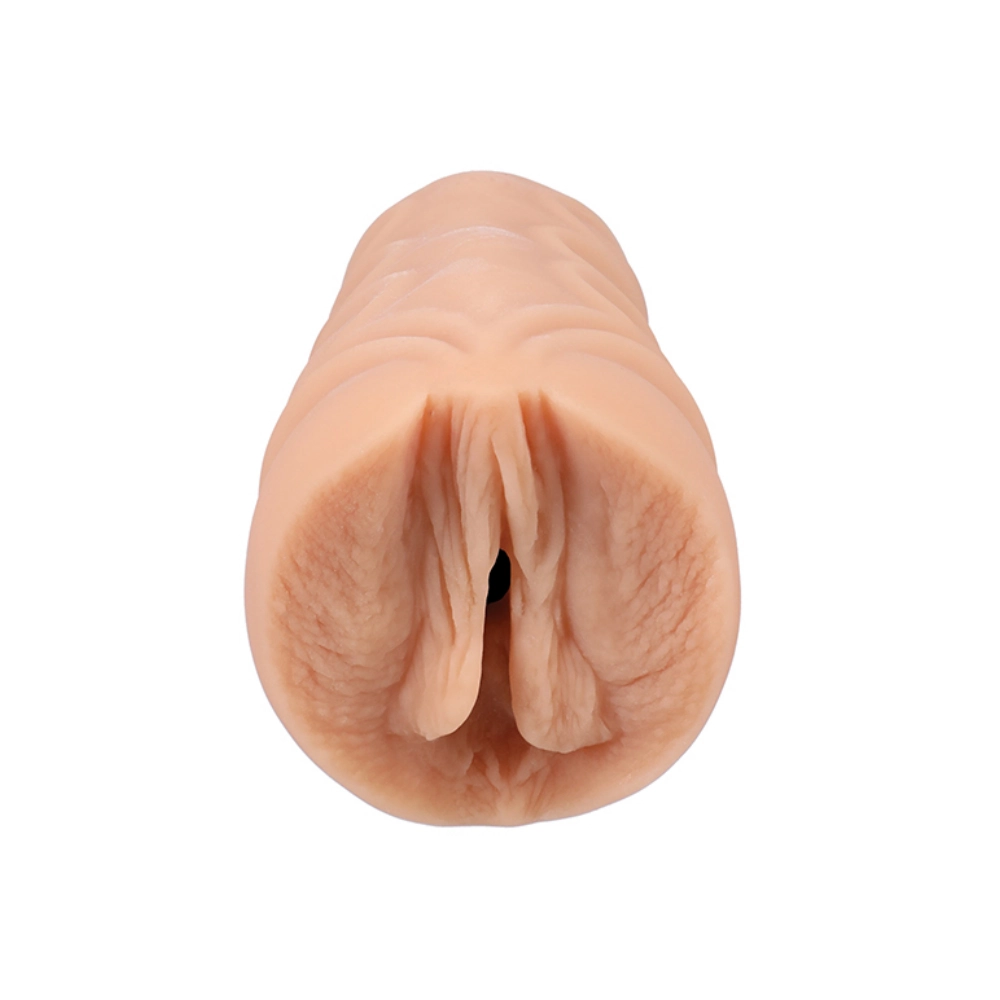 doc johnson signature ultraskyn realistic pocket pussy male stroker kiley corrupt vanilla front view