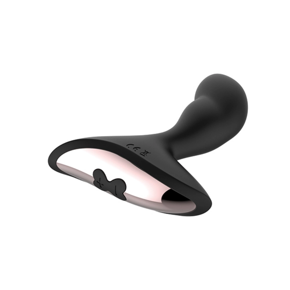 gender x fluid rumble remote control anal vibrator plug black